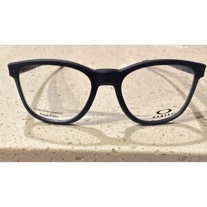 NEW OAKLEY CLOVERLEAF MNP OX 8102‑0352 SATIN BLUE AUTHENTIC EYEGLASSES 52-18-135